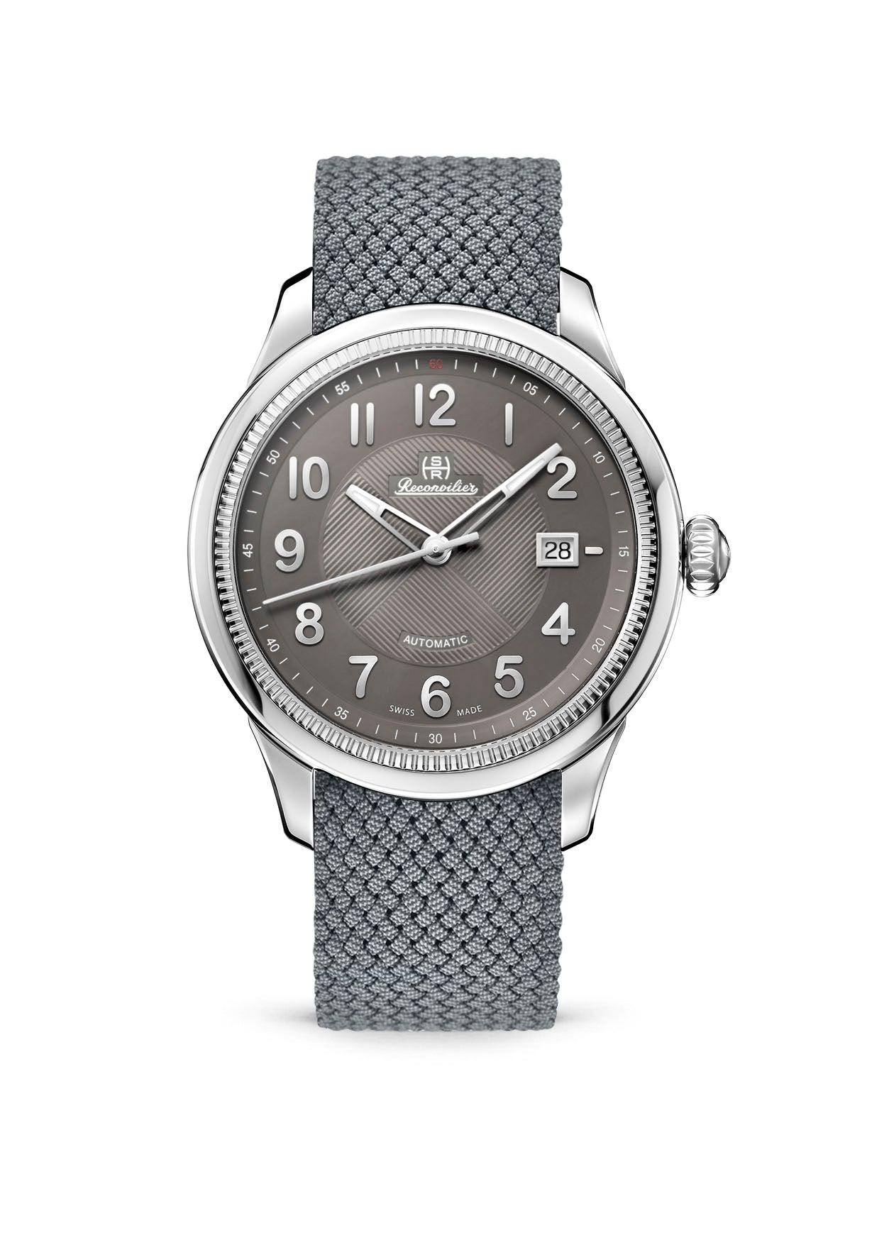 Classic Steel Titanium-Silver Gray Perlon