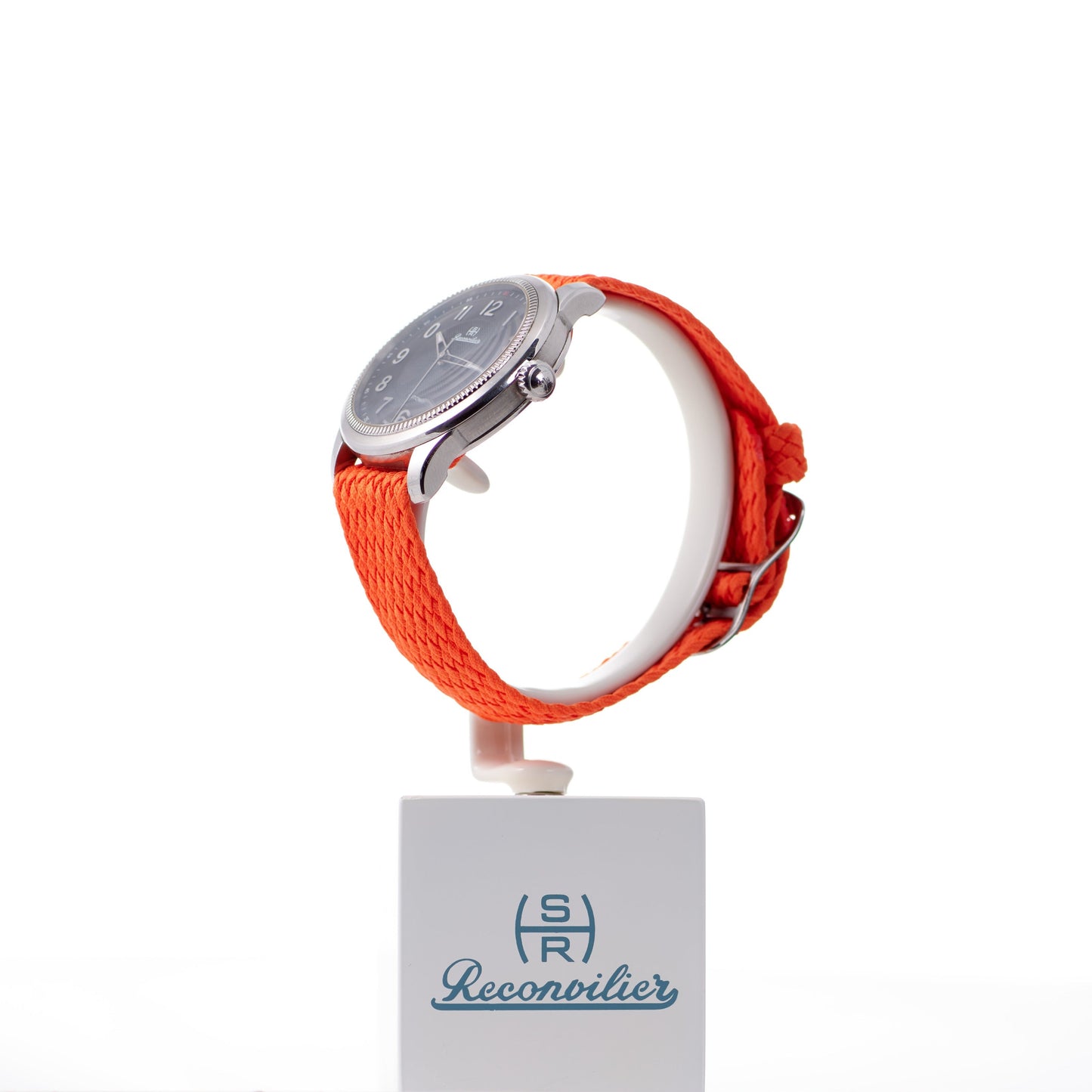 Classic Steel Black-Silver Orange Perlon