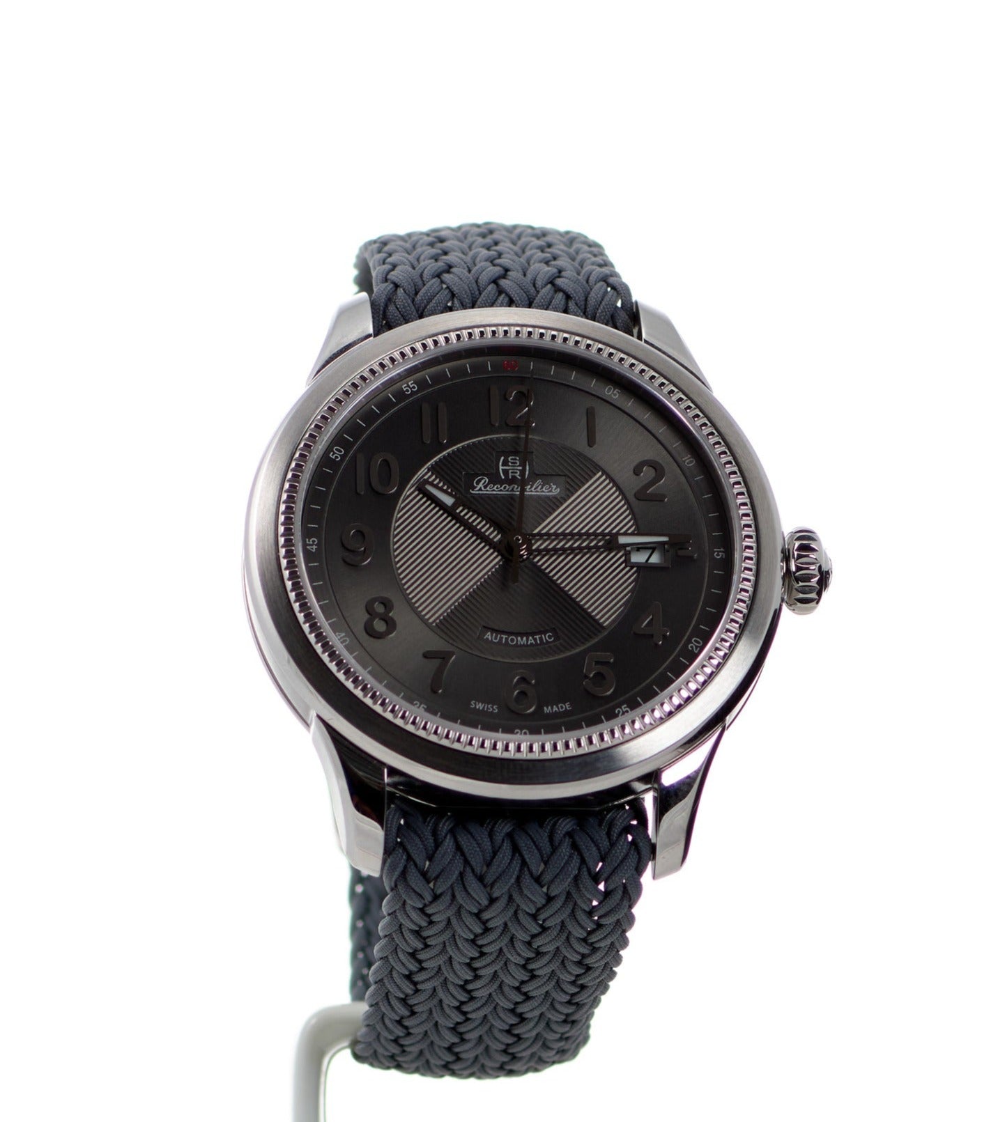 Classic Steel Titanium-Silver Gray Perlon