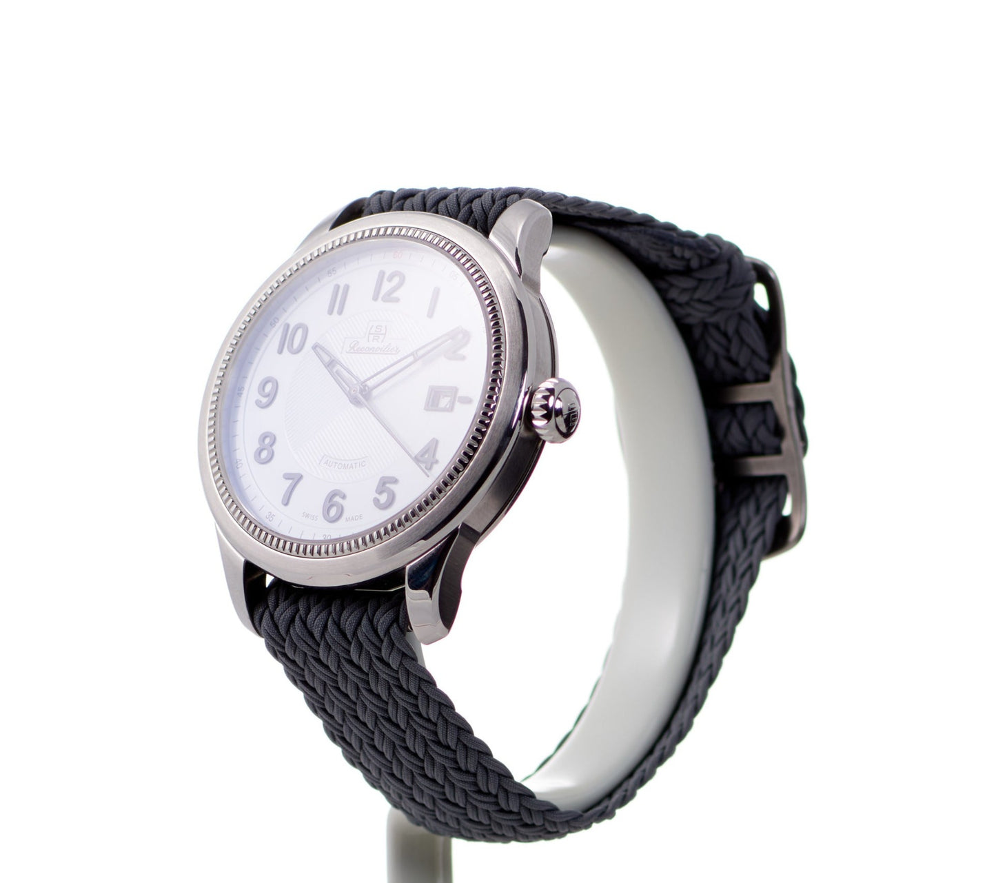 Classic Steel White-Black Grey Perlon